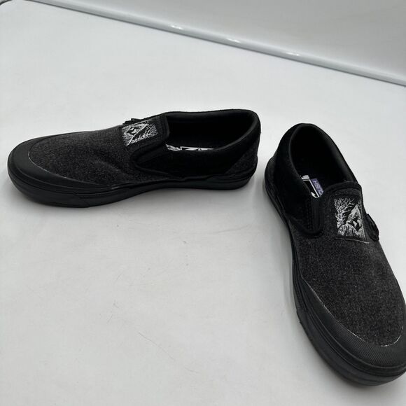 Vans BMX Fast And Loose Sneakers Mens Size 7 Black Gray Slip On Comfort Shoes - Picture 5 of 8